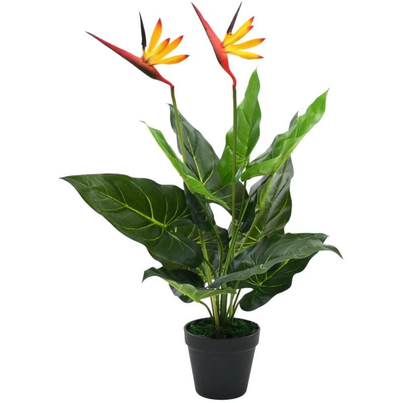 Artificial Strelitzia Reginae Plant Bird Of Paradise 66 Cm Vidaxl