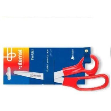 Artiglio 4363T ciseaux à bouts ronds Universel Découpe droite Rouge, Acier inoxydable