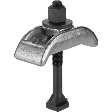 Artiglio di serraggio n. 6313K per bloccaggio a T da 18 mm H.0-55mm M16x18x160mm AMF