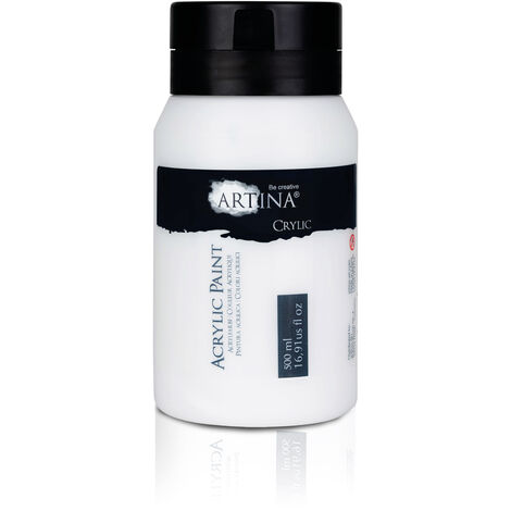 Artina Acrylfarbe 500 ml	Titanweiss