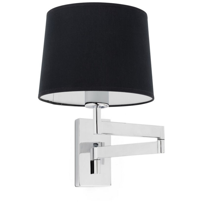 Faro Barcelona - Faro artis - Applique murale avec abat-jour Chrome, E27