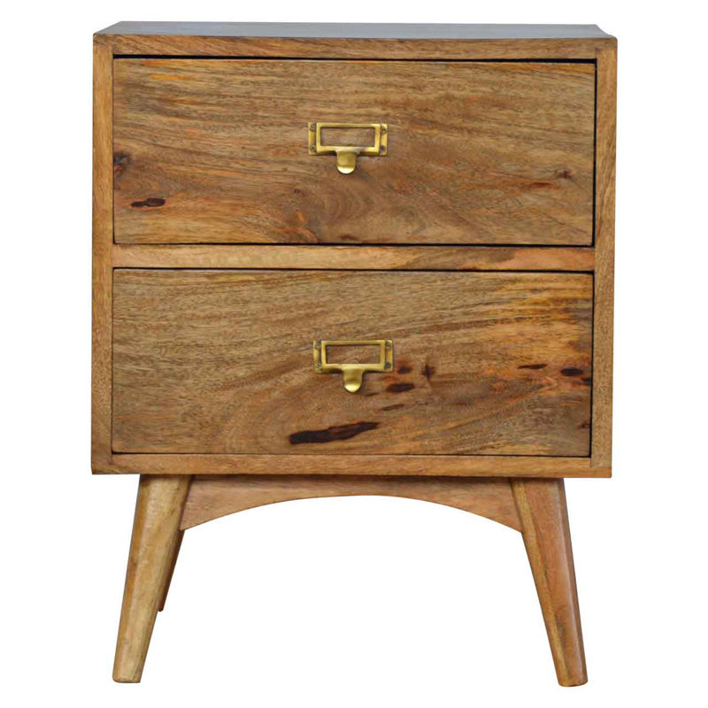 Nordic Style Two Drawer Bedside