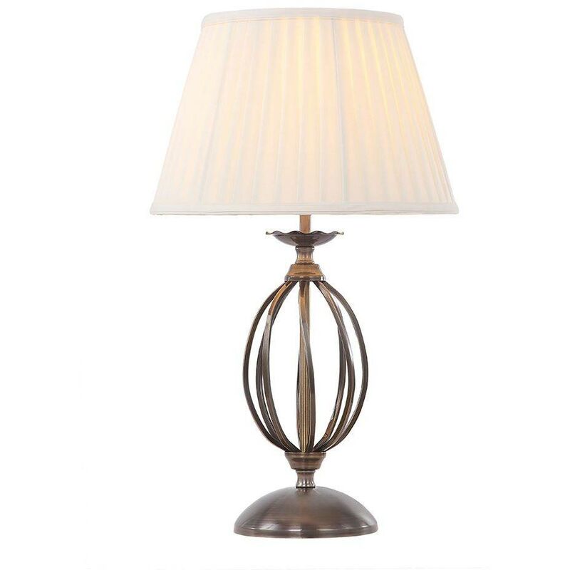 Elstead Artisan - 1 Light Table Lamp Aged Brass, E27