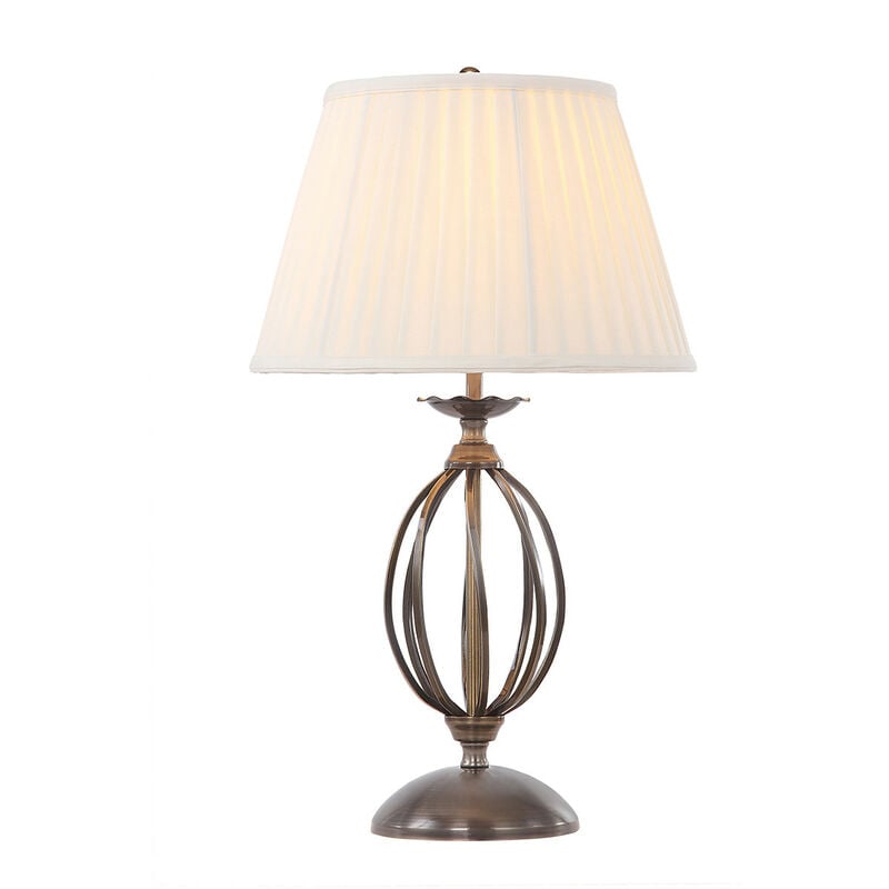 Artisan - 1 Light Table Lamp Aged Brass, E27 - Elstead