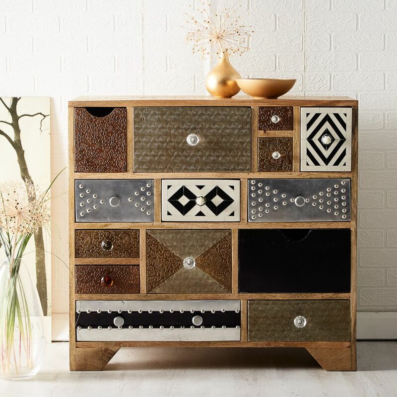 Verty Furniture - Artisan Limited Edition Multi Drawer Chest - Multicolour