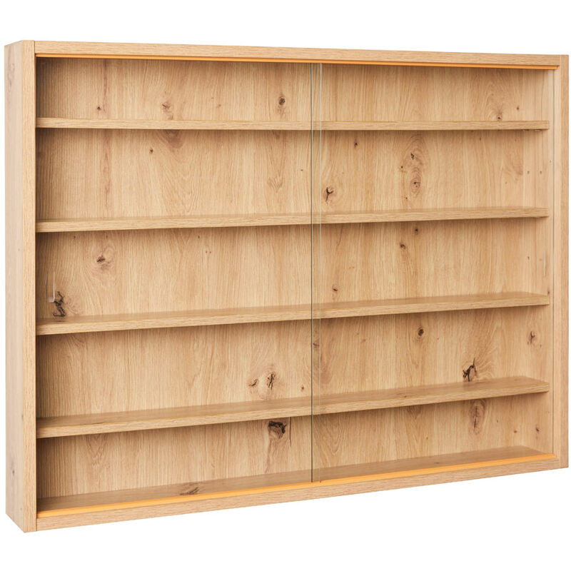 Ebuy24 - Artisario Vitrine murale, imitation chêne artisanal .