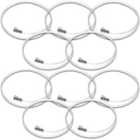 Tiges Pour Cimaise Arti Teq - 5 Tiges Acier Blanc 100cm - Pour Rails En J, Charge 20kg