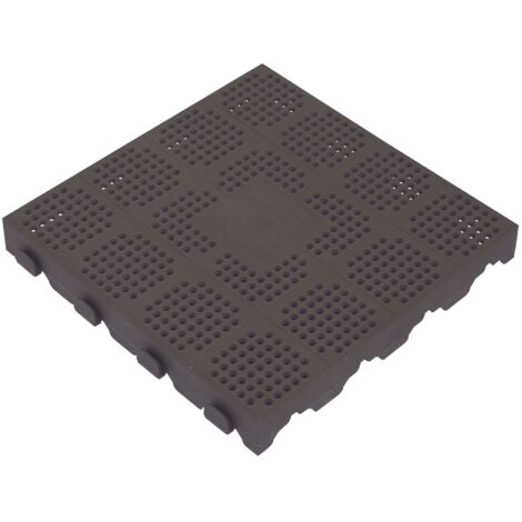 ArtPlast Suelo jardín exterior 39x39x4,8 cm efecto drenaje superficie 0,15m²  colección combi -  antracita