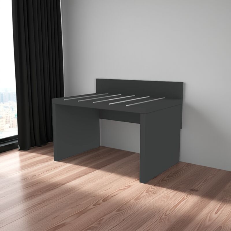 Mobilfino Camerette - Porte-valise design sur pied - Stabilité et style pour vos valises - Basalto