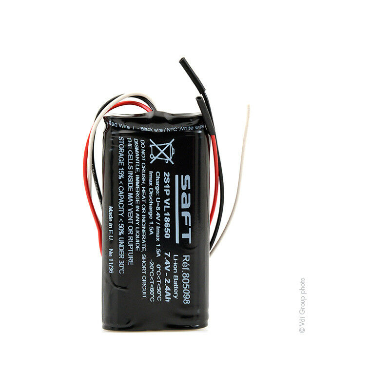 Batterie Li-Ion 2S1P VL18650 + pcm 7.4V 2.4Ah - Arts Energy