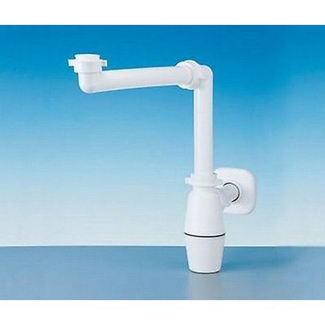 Sifone per lavabo in plastica rotondo per lavabo da bagno sifone scarichi  con scarico Pop-Up bianco P-TRAP rifiuti di tubi. - AliExpress