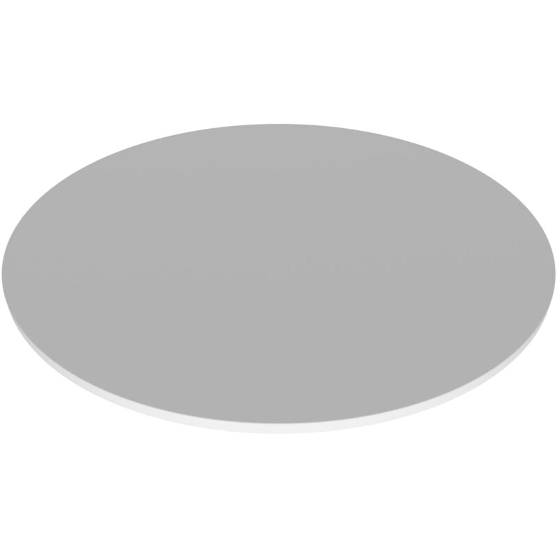 Frankystar - Artù - Tablette pour table de salle à manger ronde ⌀ 120 cm en bois stratifié-blanc