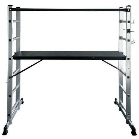 Artub – Échafaudage Multi Brico 2m95 – Hauteur de travail jusqu'à 3 m – Plateau antidérapant 147,5 x 40,5 cm – Charge maximale 150 kg – Norme EN131