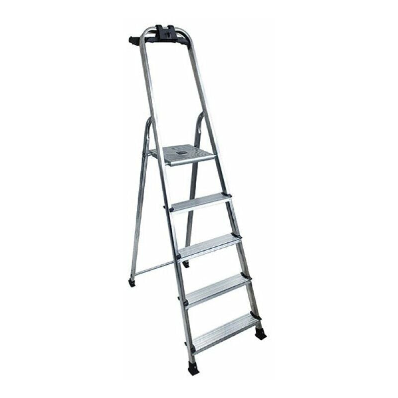 Escabeau aluminium - 5 marches 2m98 - brico