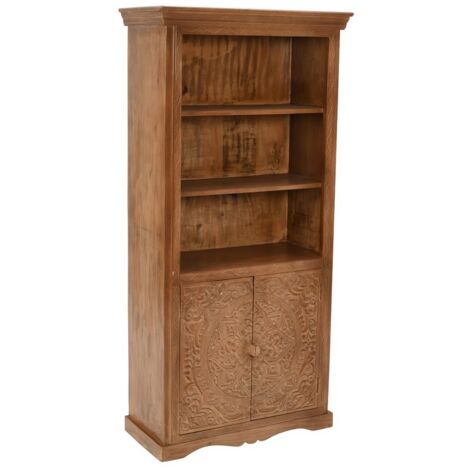 Artwork Large Bookcase - Solid Mango Wood - L45 x W85 x H175 cm