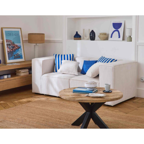 Arty - 2-sitzer modulares sofa - cord - beige