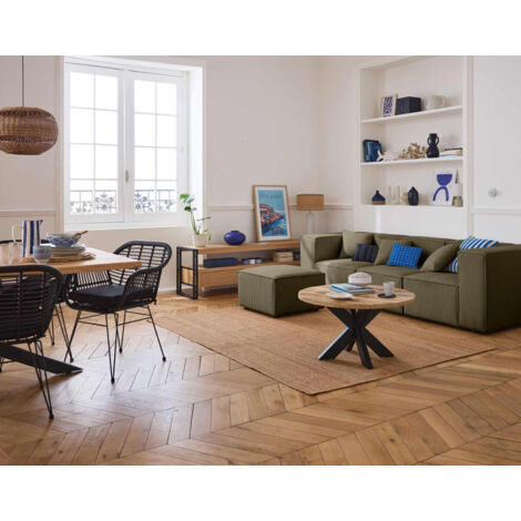 Arty - 3-sitzer modulares sofa - cord - grün