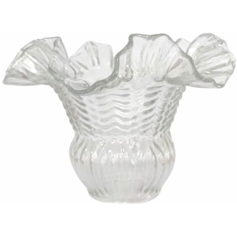 Ltde - arum 11x16cm transparenter Glaslampenschirm mit 5cm Öffnung