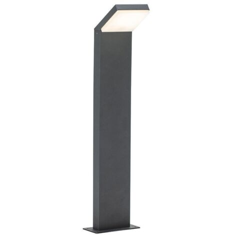 Arum Lighting – Borne LED extérieure 12W – IP44 – Fonte d'aluminium gris anthracite – 1380 lumens – Température de couleur 4000K