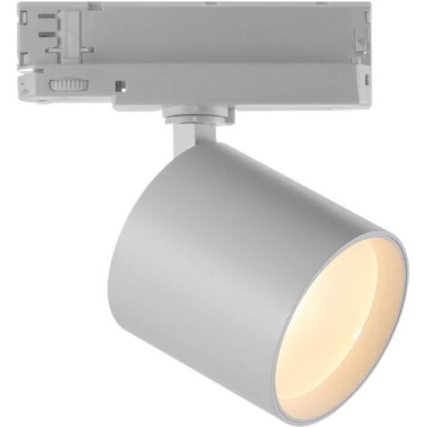 Arum Lighting – Spot LED Tracklight 33W pour rail 4 fils – 2900 lm – Blanc neutre 4000K – Fonte d'aluminium – Installation facile - 2900Lm