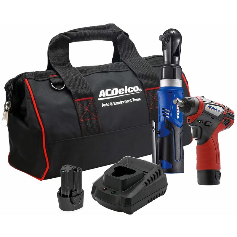 ARW1209-K14 G12 Lithium-Ion 3/8” Cordless Ratchet Wrench & 3/8" Impact Wrench Power Tool Combo Kit