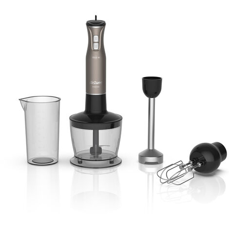 Arzum 1500W Stabmixer-Set Stabmixer Pürierstab Handmixer Zerkleinern Braun