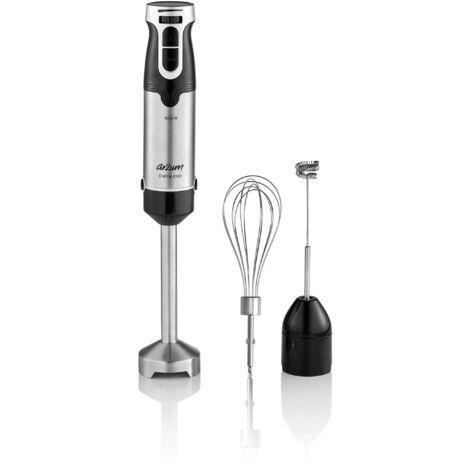 arzum AR1160 Mixeur plongeant 1000 W réglage de la vitesse en continu noir, inox C839312