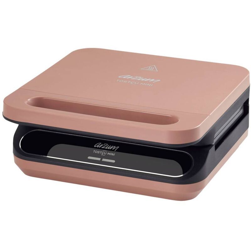 AR2052- ag Machine à croque-monsieur revêtement anti-adhésif rouge clair - Arzum