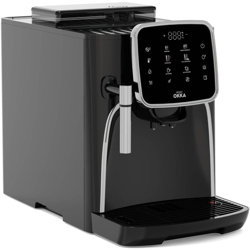 OK0030-0500 Cafetière chrome avec embout de mousseur à lait Y193413 - Arzum