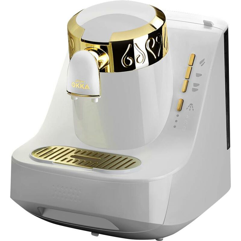OK008-W Cafetière moka or, blanc Nombre de tasse=2 W423952 - Arzum