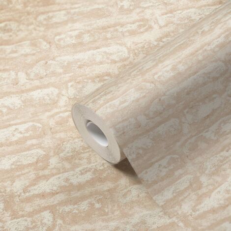 A.S. Creation  Attractive 2  390272  Vliestapete  Steinoptik  10.05 x 0.53 m  Beige  Wohnzimmer  Schlafzimmer  Flur  Küche  Esszimmer  Badezimmer  Bad  Arbeitszimmer  Büro  Diele