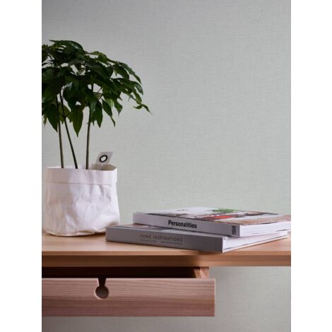 A.S. Creation  Attractive 2  390398  Vliestapete  Einfarbig  10.05 x 0.53 m  Grün  Wohnzimmer  Schlafzimmer  Flur  Küche  Esszimmer  Badezimmer  Bad  Arbeitszimmer  Büro  Diele