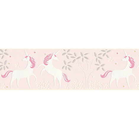 A.S. Creation Boys & Girls 6  369903  Vliestapete Borten  0.13 m x 5 m  Rosa