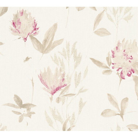 A.S. Creation Designdschungel 2 by Laura N. 344983 Vliestapete Blumen 0.53 m x 10.05 m Beige