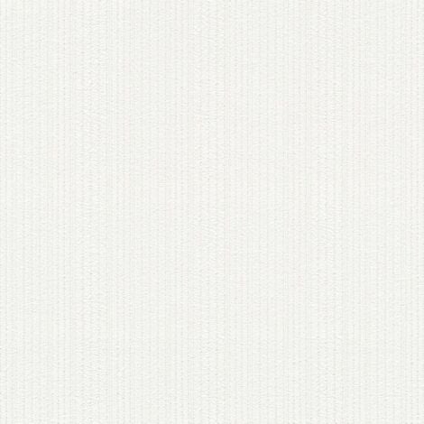 A.S. Creation Einzelblatt  314918  Vinyltapete Streifen  0.53 m x 10.05 m  Weiß