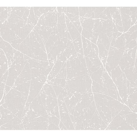 A.S. Creation Elegance 3  305071  Vliestapete Blumenoptik  0.53 m x 10.05 m  Grau