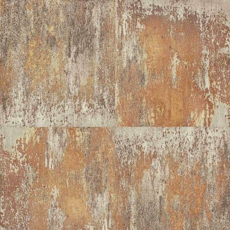 A.S. Creation Elements  361182  Vliestapete Vintageoptik  0.53 m x 10.05 m  Orange