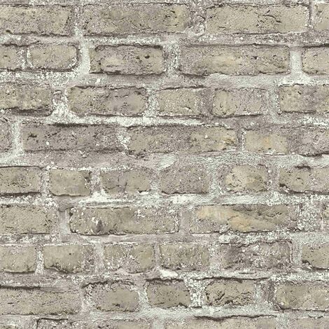 A.S. Creation Elements  361394  Vliestapete Steinoptik  0.53 m x 10.05 m  Grau