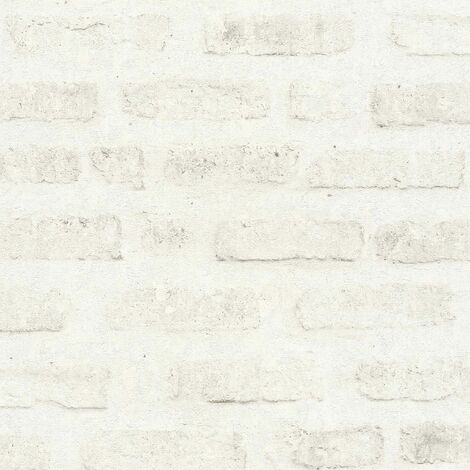 A.S. Creation Elements  374222  Vliestapete Steinoptik  0.53 m x 10.05 m  Grau
