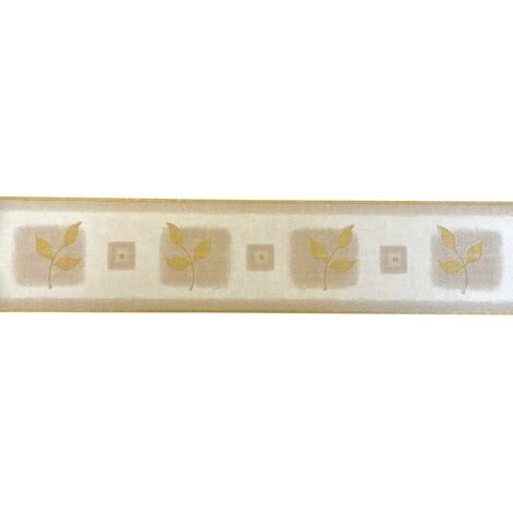 AS Creation Floret Gold Wallpaper Border Metallic Shine Plants Leaves Textured