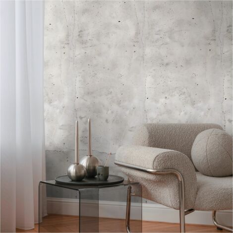 A.S. Creation Fototapete 8.80 x 0.53 m Livingwalls Beton Tapete Grau 791552 Industrial CosmoLiving by Cosmopolitan
