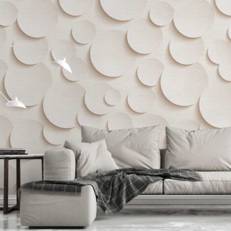 A.S. Creation Fototapete Livingwalls The Wall 382831 Ein Motiv pro Rolle 1.59 x 2.80 m 3D Optik Weiß