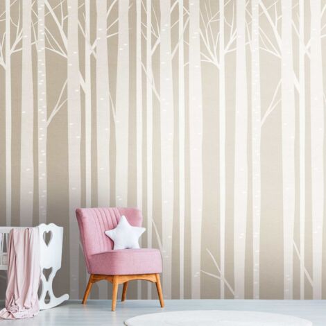 A.S. Creation Fototapete Livingwalls The Wall 382951 Ein Motiv pro Rolle 1.59 x 2.80 m Botanisch Grau