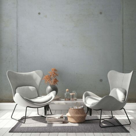 A.S. Creation Fototapete Livingwalls The Wall II 392251 Ein Motiv pro Rolle 2.80 x 3.71 m Betonoptik Grau