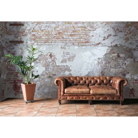 A.S. Creation Fototapete Livingwalls The Wall II 392261 Ein Motiv pro Rolle 2.80 x 3.71 m Steinoptik Grau