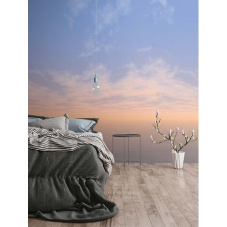 A.S. Creation Fototapete Livingwalls The Wall II 392291 Ein Motiv pro Rolle 2.80 x 2.65 m Naturoptik Blau