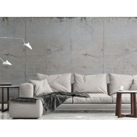 A.S. Creation Fototapete Livingwalls The Wall II 392541 Ein Motiv pro Rolle 2.80 x 1.59 m Betonoptik Grau