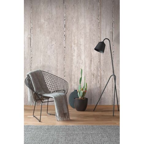 A.S. Creation Fototapete Livingwalls The Wall II 392571 Ein Motiv pro Rolle 2.80 x 1.59 m Betonoptik Grau