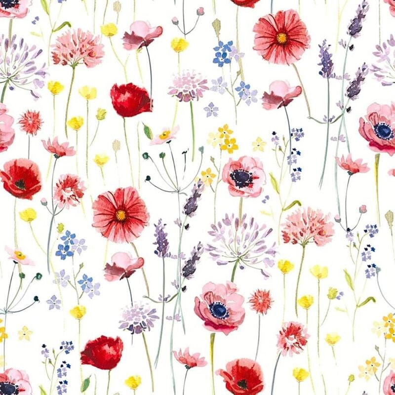 A.s.creations - as Creation Garden Flowers Multicoloured Wallpaper Floral Stylish Feature Wall