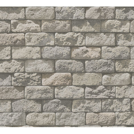 A.S. Creation Il Decoro  958342  Papiertapete Steinoptik  0.53 m x 10.05 m  Creme
